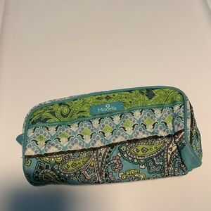 Modella Women's Lined, Cotton Makeup Bag